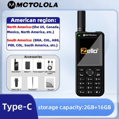 Image de Talkie-Walkie 4G Android avec Écran 2.4" et Fonction Téléphonique