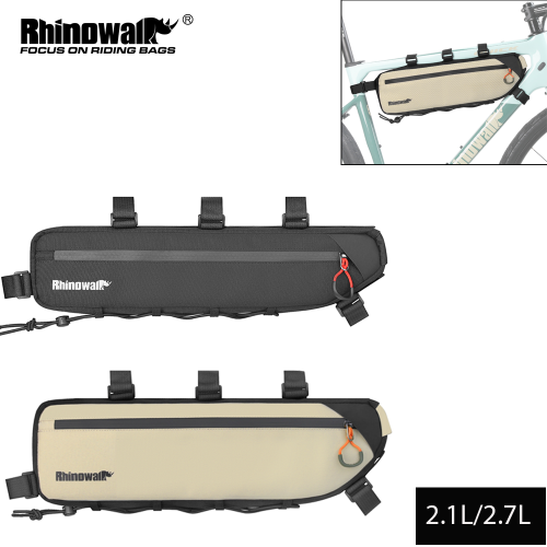 Immagine di Borsa da Bici Rhinowalk 2.1L - Resistente e Pratica per MTB e Strada