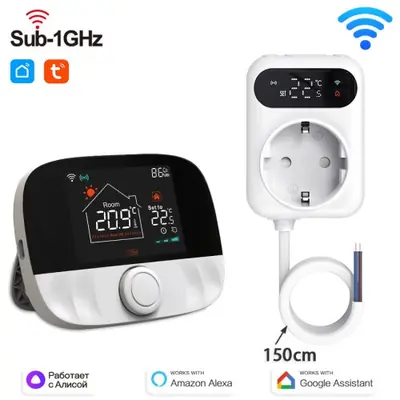Image de Thermostat Intelligent WiFi avec Contrôle Vocal