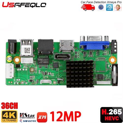 Image of CCTV 9CH 4K NVR H.265++ Network Video Recorder 9 Channel 5MP 8MP NVR HD Output Support Cloud App mobile monitoring Xmeye