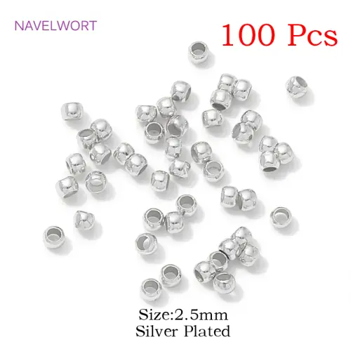 Srebrny platerowany-2.5mm