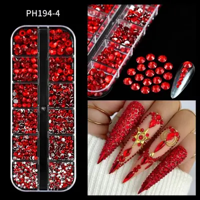 Image de Grilles 3D Halloween Punk pour Ongles - Style Gothique Y2K