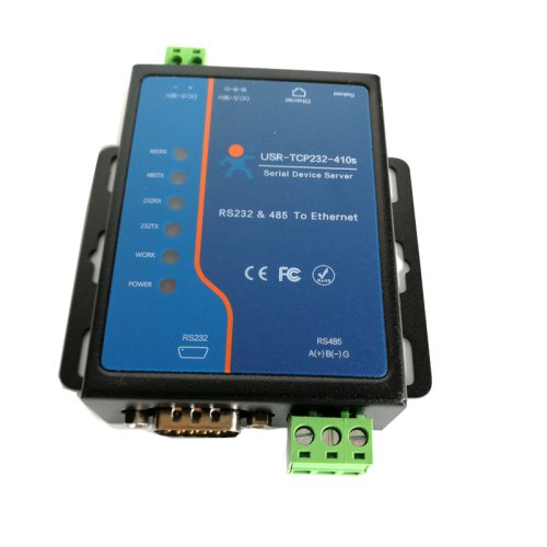 Image de Adaptateur RS232/RS485 vers Ethernet - Convertisseur IP avec DHCP & DNS