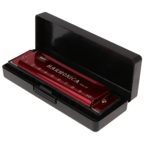 Image de Harmonica Diatonique C - 10 Troux avec Étui