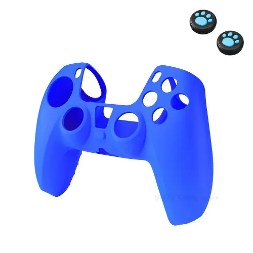 Image de Coque Silicone pour PS5 - Protection Antidérapante + Poignées