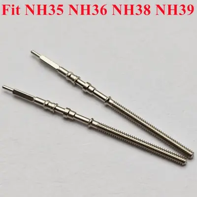 Image de Tige de Montre Acier Inoxydable - Compatible NH35/NH36/NH34/NH38/NH39