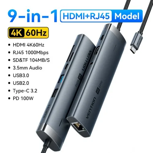 9-w-1 HDMI 4K60Hz