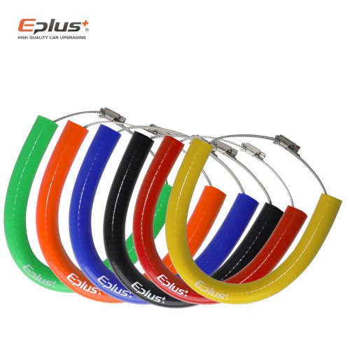 Imagen de Tubo de Escape Universal para Motocicleta con Cubierta Protectora de Silicona, Anillo Anti-Calor y Anticaída para KTM EXC, SX, SXF, XCW