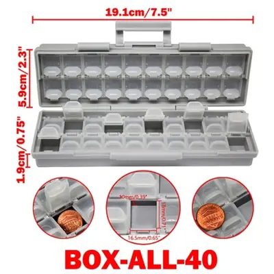 Image de Boîte de Rangement SMD Compacte - Organisez Vos Composants Électroniques