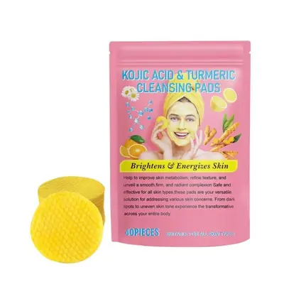 Image de Tampons Nettoyants Anti-Taches avec Acide Kojique & Curcuma