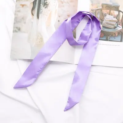 Image de Écharpe Longue Femme - Bandeau Satin Élégant