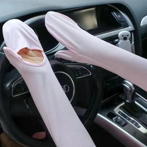 Image de Gants de Protection Solaire pour Femmes - Conduite Été UV
