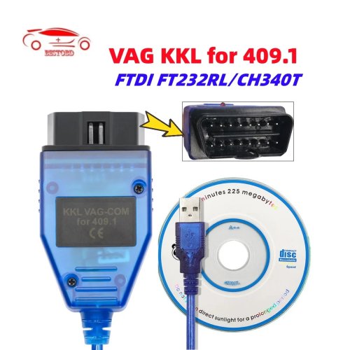 Imagen de Cable OBD2 VAG KKL para Diagnóstico de Coches VW, Audi, Skoda, Seat