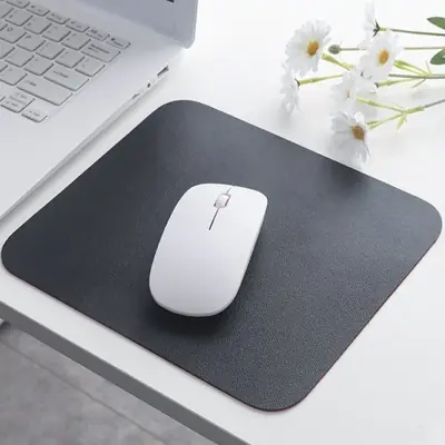 Image de Tapis de Souris en Cuir PU Antidérapant