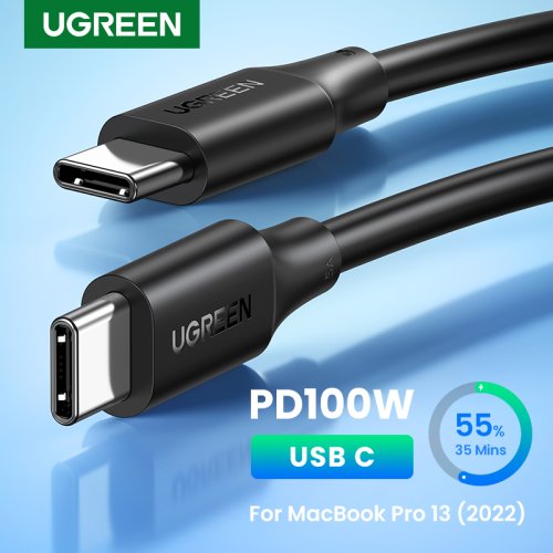 Afbeelding van UGREEN USB C naar USB C Kabel PD100W voor iPhone 17 16 15 MacBook voor Samsung Galaxy S25 5A E-marker Chip Snel Opladen Type C Koord