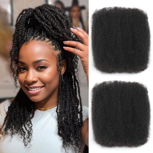 Immagine di Estensioni Capelli Afro Kinkys Naturali per Dreadlocks