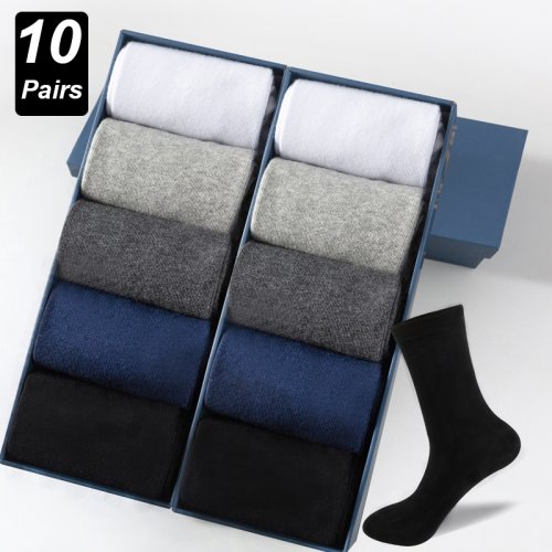 Bild von Premium Herrensocken – 10 Paar Schwarz, Atmungsaktiv & Hochwertig