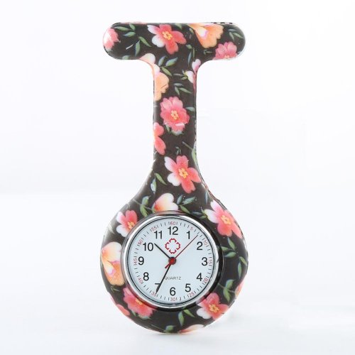 Image de Montre de Poche Infirmière - Silicone & Numérique