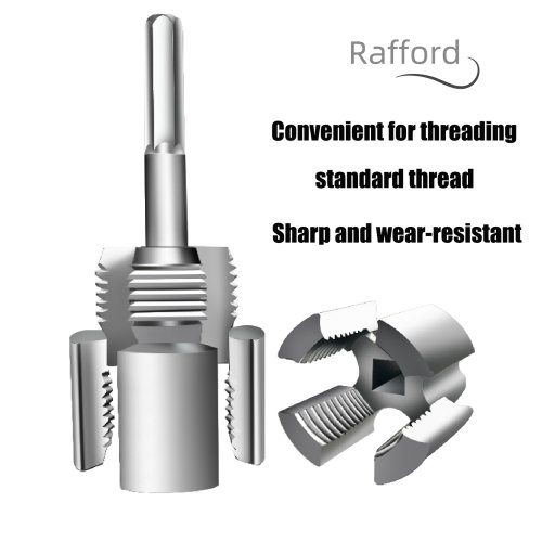 Afbeelding van Rafford PPR pijpdraadsnijgereedschap 1/2" en 3/4" (DN15/DN20) – interne en externe kraan- en matrijsgroeffrees met verlengstuk