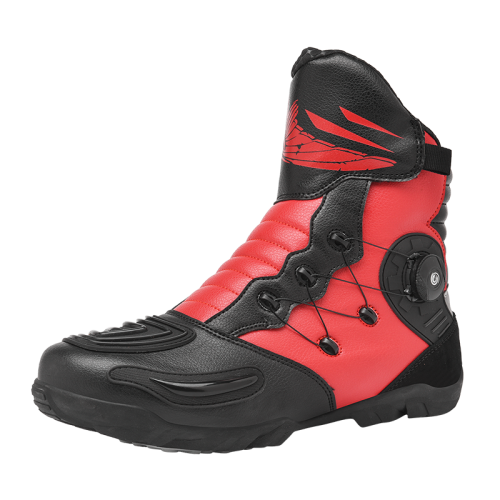 Afbeelding van Beschermende laarzen Nieuwe waterdichte off-road bergraceschoenen Rubberen antislip motorlaarzen voor heren Leren motorfiets