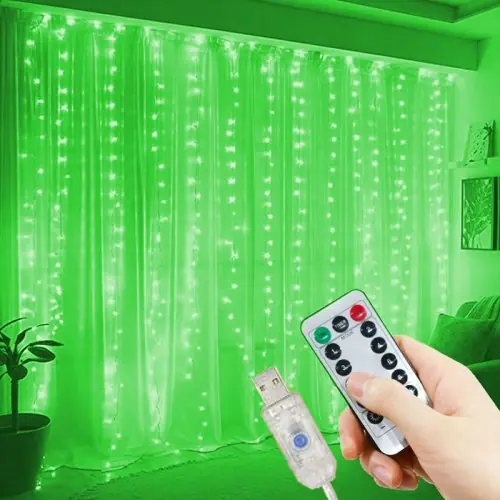 Image de Guirlande Lumineuse LED 6x3m - Décoration de Noël Féerique