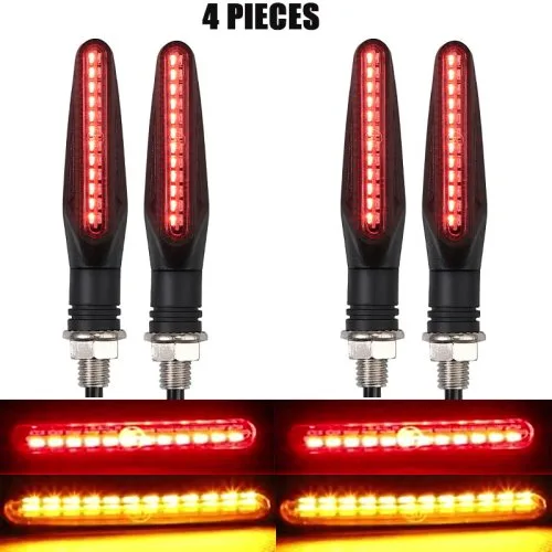 4x Red and Amber