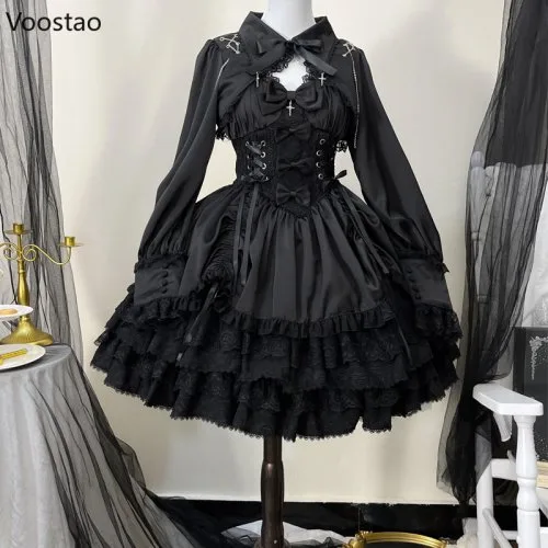 Vestido y abrigo
