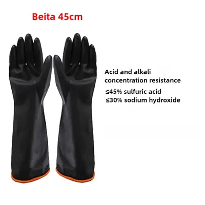 Image de Gants de Protection Chimique Résistants Acides & Alcalis