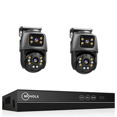 Image de Kit vidéosurveillance 6MP POE PTZ audio bidirectionnel