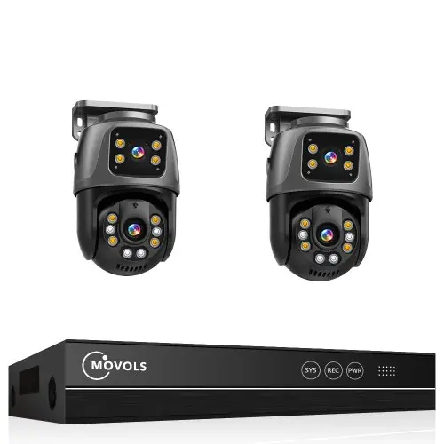 Image de Kit vidéosurveillance 6MP POE PTZ audio bidirectionnel
