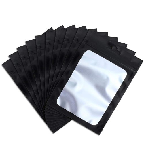 Image de Pochettes Noires Réutilisables pour Bijoux