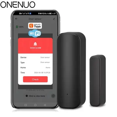 Image de Capteur Intelligent Porte/Fenêtre Wi-Fi - Sécurité Maison Connectée
