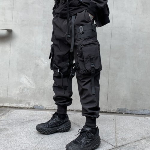 Image de Pantalon Cargo Techwear Homme - Style Harajuku Punk