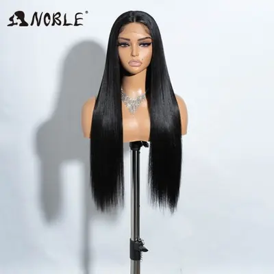 Image de Perruque Lace Front Synthétique 30 Pouces - Lisse & Longue
