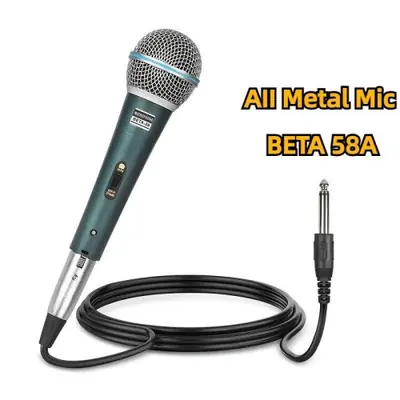 Image de Microphone Dynamique Pro Filé pour PC, Karaoké et Streaming