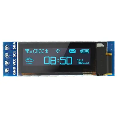 Image de Écran OLED 0.91" 128x64 I2C - SSD1306