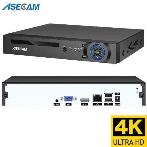 Image of 16CH/32CH 4K AI-Powered NVR Security System with Face & Motion Detection, H.265, 8MP IP Cameras, ONVIF, P2P Network, and XMeye App Support