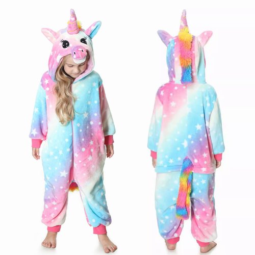 Imagen de Pijama Kigurumi Unicornio para Niños – Suave y Cálido