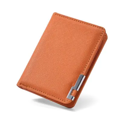 Image de Portefeuille Homme Vertical Ultra Fin - Multi-Cartes & Style Affaires