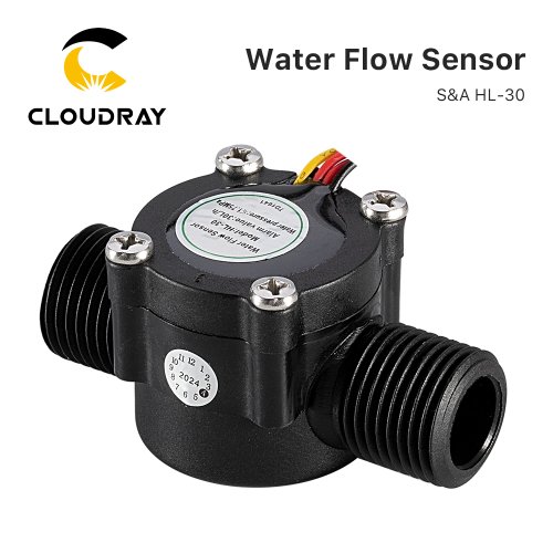Imagen de Sensor de Flujo de Agua HL-30 Cloudray para Enfriador SA - Compatible con Máquinas Cortadoras y Grabadoras Láser CO2