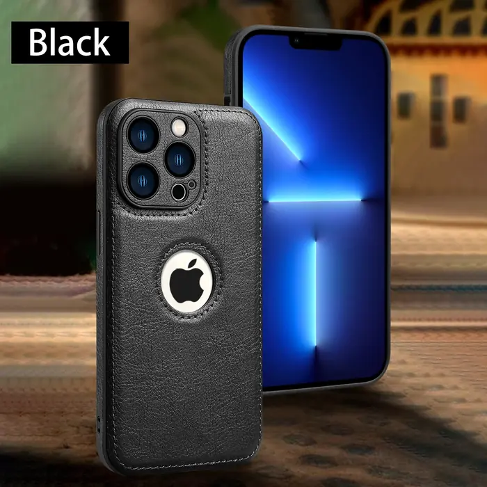 Image de Étui Luxe Cuir PU pour iPhone Pro Max