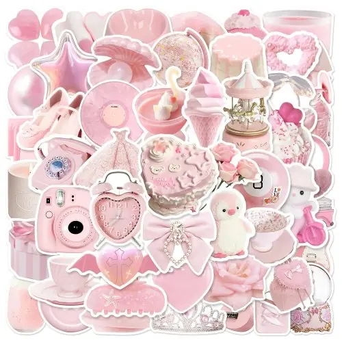 Image de Stickers Roses Mignons pour Filles - Décoration DIY