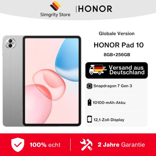 Zdjęcie Tablet Honor Pad 10 – 12,1 cala, 120 Hz, 8 GB RAM, 256 GB