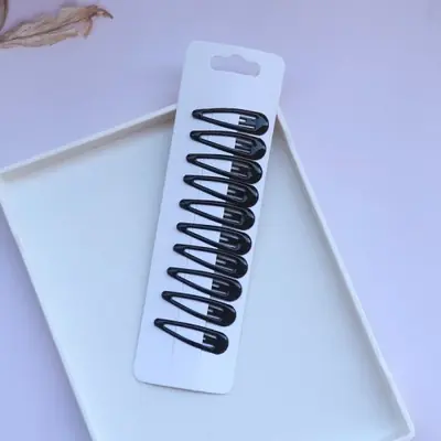 Image de Barrettes à Cheveux Métalliques - Set de 10 Pièces