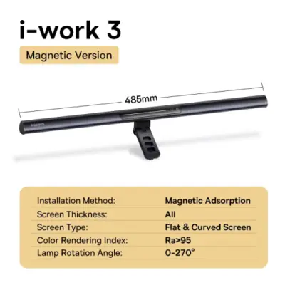 Lampe LED Magnétique pour Écran d'Ordinateur