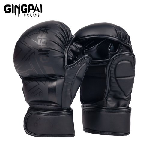 Bild von Professionelle MMA-Boxhandschuhe mit Halbfinger – Ideal für Sanda, Muay Thai, Kampfsport und Training für Frauen, Männer und Kinder