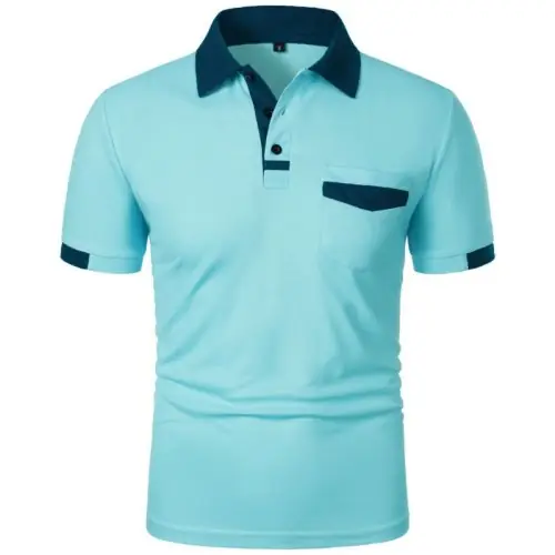 Image de T-Shirts Homme Manches Courtes Polo Uni