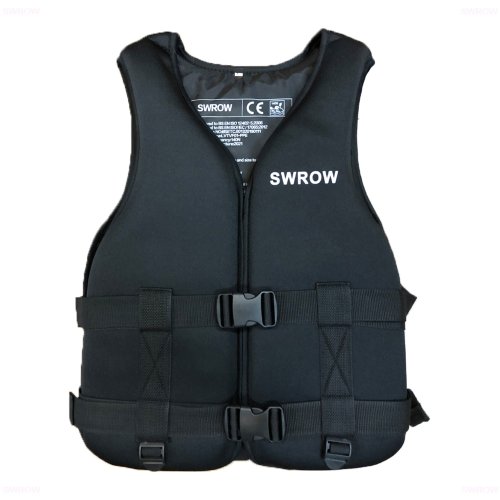 Immagine di Giubbotto di salvataggio in neoprene per rafting all'aperto per bambini e adulti, nuoto, snorkeling, pesca, kayak, tuta da barca