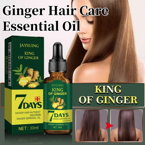 Image de Huile Capillaire au Gingembre - Renforce & Nourrit les Cheveux