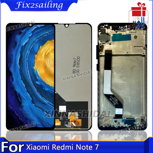 Bild von Hochwertiger LCD-Bildschirm mit Touchscreen für Xiaomi Redmi Note 7 (Modell M1901F7G, M1901F7H, M1901F7I) – Ersatzdisplay mit Montagekit für einfache Reparatur